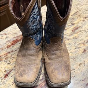 Durango Tan and Brown Western Boots
